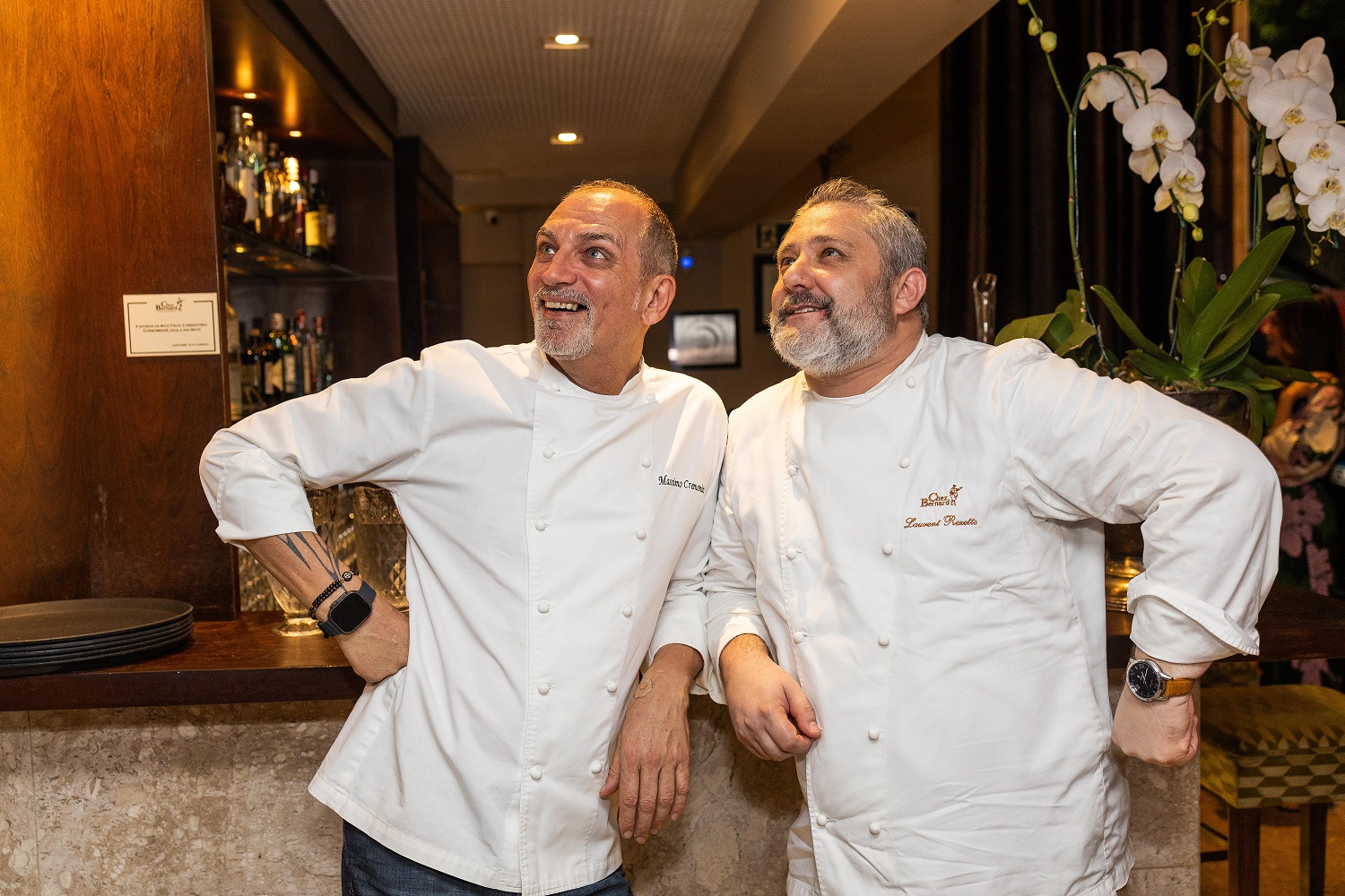 Massimo Cremonini dividiu a cozinha do Chez Bernard com Laurent Rezette