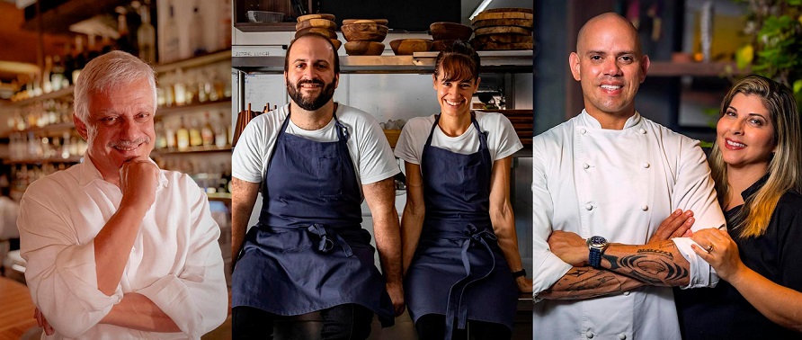 Cinco chefs assinarão menu do jantar filantrópico de celebração dos 60 anos do Martagão Gesteira