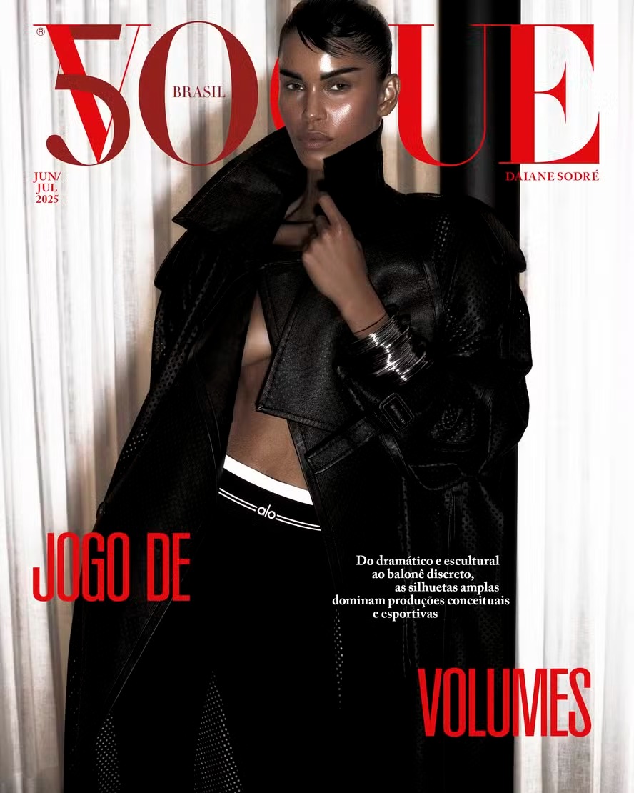 Modelo baiana Daiane Sodré estrela sua primeira capa para a Vogue Brasil