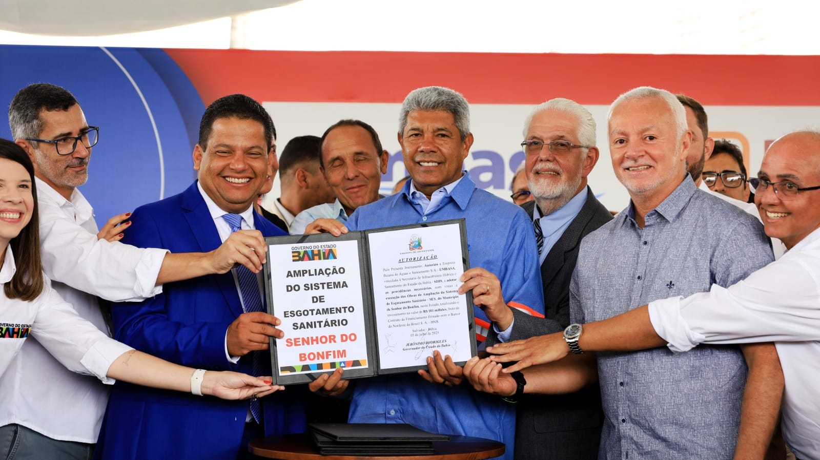 Governo do Estado firma contrato com Banco do Nordeste para implantar e ampliar sistemas de esgotamento sanitário em municípios baianos