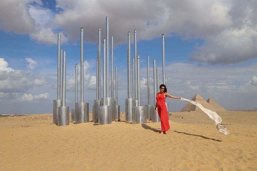 Marca baiana aposta em artista para levar sua obra pra exposição nas pirâmides do Egito