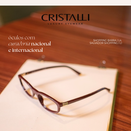 Anúncio de Cristalli Luxury Eyewear