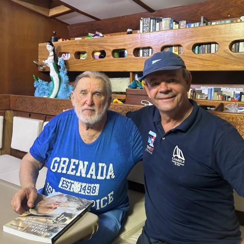 Lars Grael visita o Fraternidade de Aleixo Belov