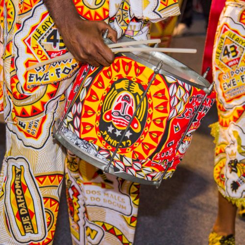 Ilê Aiyê recebe Cortejo Afro em último ensaio antes do Carnaval