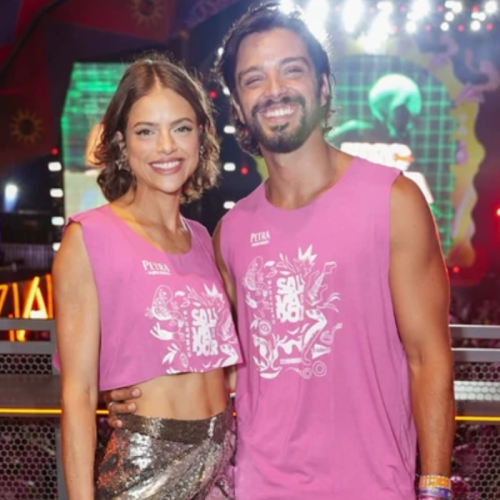 Agatha Moreira, Rodrigo Simas e Evaristo Costa: o domingo dos famosos no Carnaval de Salvador