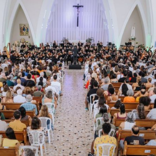 OSBA leva concerto com obras de Mozart, Tchaikovsky e Berg em igreja histórica de Salvador