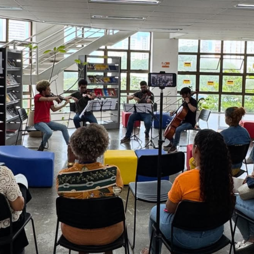 Bahia Cellos leva recital de clássicos a museu de Salvador