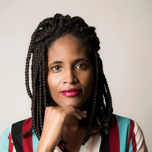 Djamila Ribeiro na inauguração de novo espaço na Biblioteca Central, nos Barris