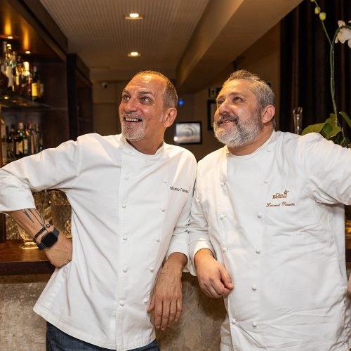 Massimo Cremonini dividiu a cozinha do Chez Bernard com Laurent Rezette