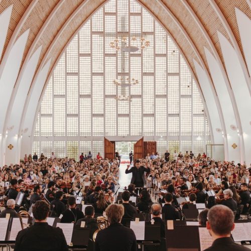 OSBA leva sonoridade de Bruckner para o Santuário Nossa Senhora de Fátima neste domingo (03)