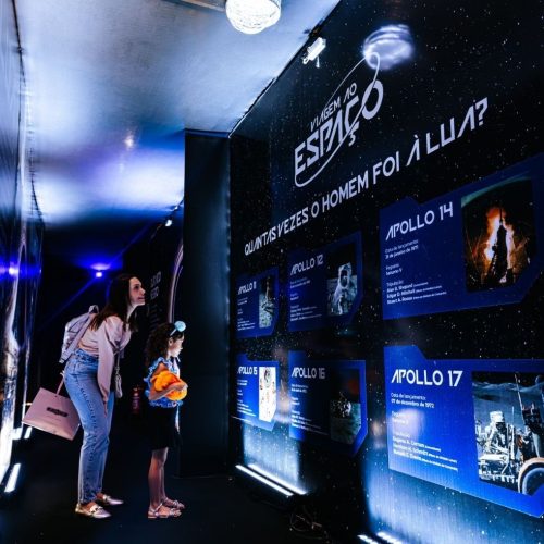 Salvador recebe neste mês a exposição imersiva “Viagem ao Espaço”