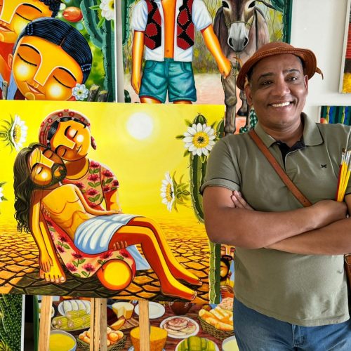 Artista plástico de Capim Grosso é premiado pela Academia Internacional de Arte Moderna de Roma