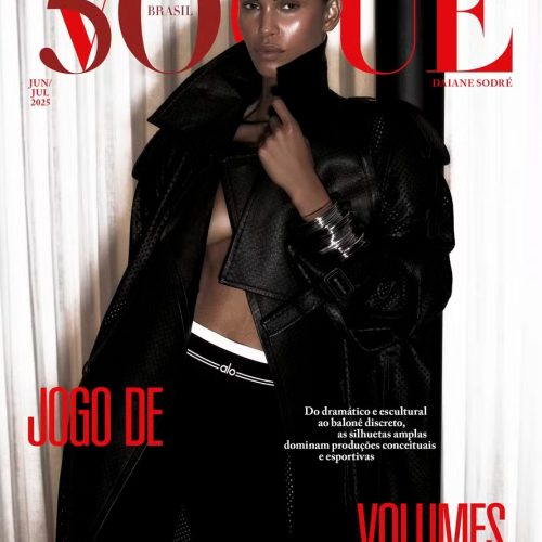Modelo baiana Daiane Sodré estrela sua primeira capa para a Vogue Brasil