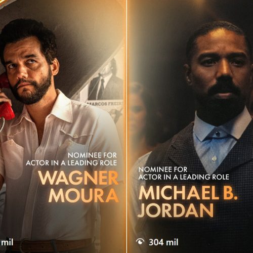 Curtidas e comentários em massa: brasileiros dominam as redes do Oscar após indicação de Wagner Moura