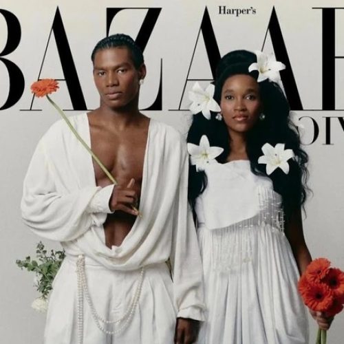 Casal baiano estrela capa da Bazaar Noiva após casamento